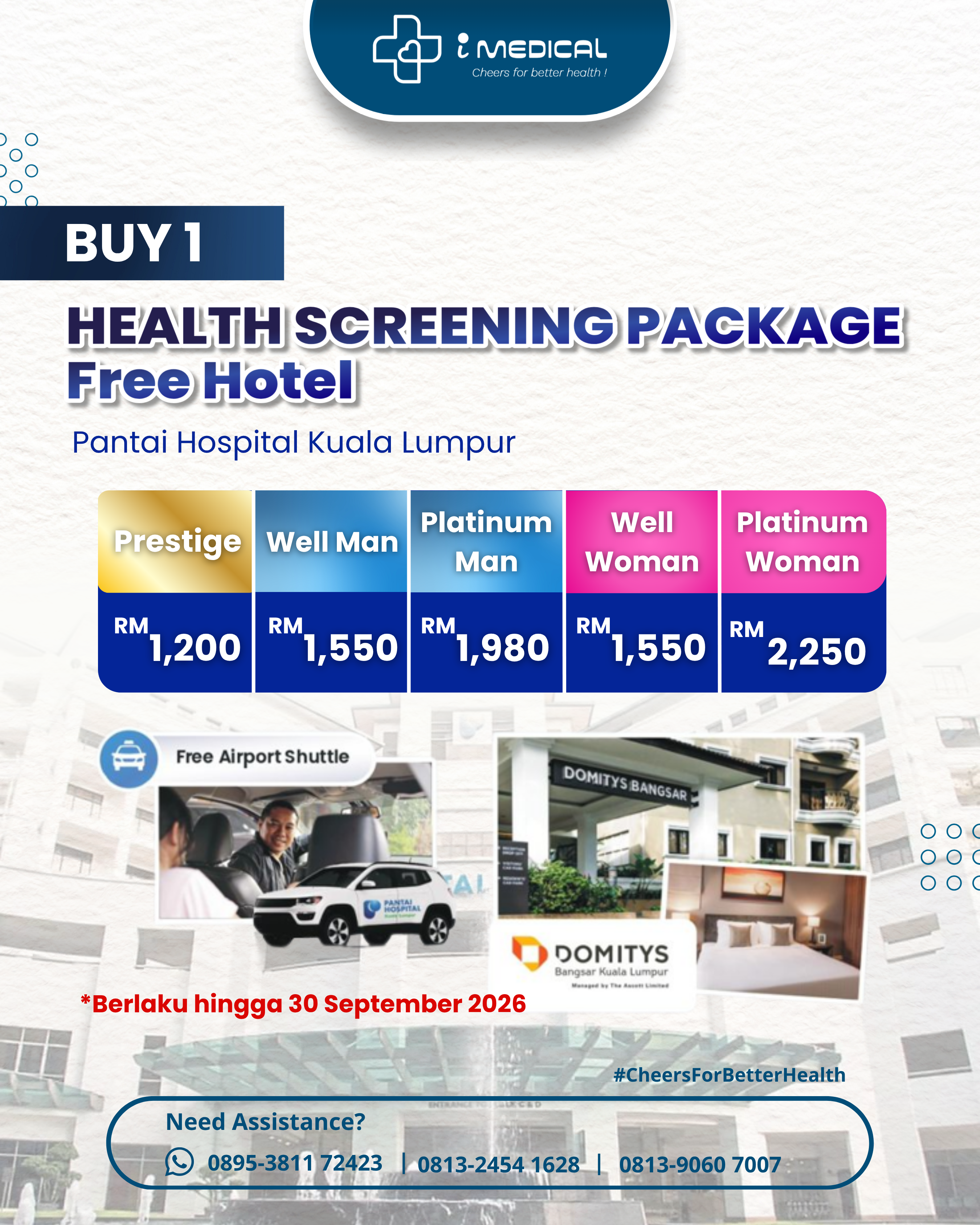 Paket MCU wanita di Pantai Hospital KL